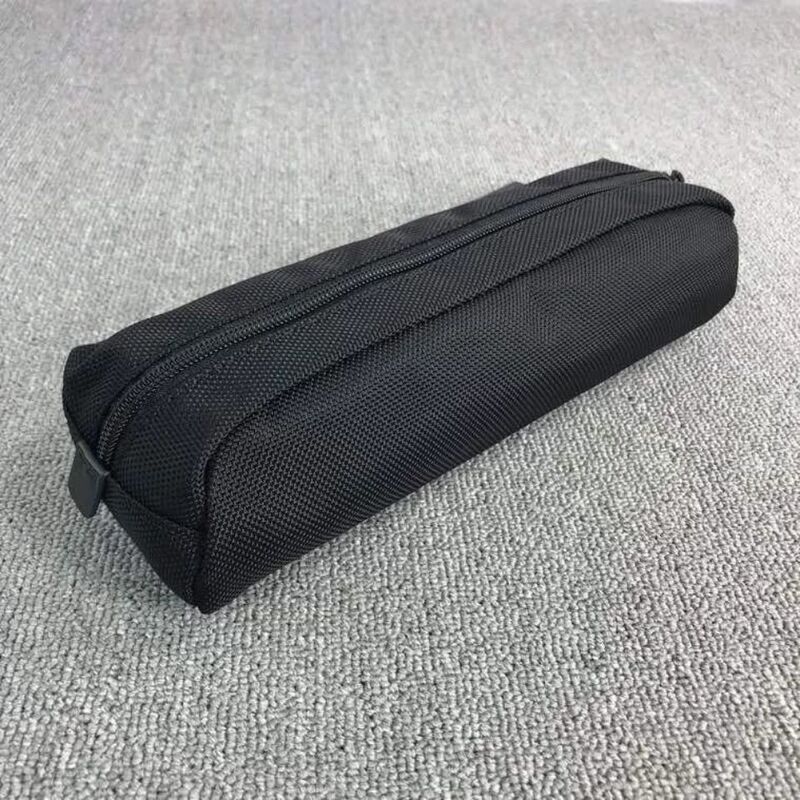 Tu～Mi Aviation Black Toiletry Bag, Large Capacity Tool Storage Bag, Data Cable Bag, Pen Bag, Portable