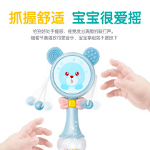 Baby rattle can be chewed 0 to 3 months baby hand drum music wave drum shake drum toy 0 to 6 months