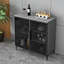 #光luxury sideboard simple multifunctional kitchen cupboard storage cabinet living room wall integrated tea cabinet wine cabinet design