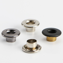 Mold-fitting double-layer flat copper eyelet buckle Pure brass high-end backpack bag double-layer hollow rivet eyelet buckle