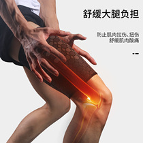 Home High Elastic Sports Thigh Protectors Cycling Basketball Football Anti-Thigh Muscle Strain Leg Guards Knee Pads