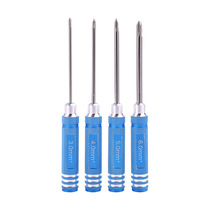 Aircraft model car model blue round handle black round handle Phillips screwdriver 4-piece set
