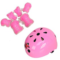 Factory direct sales childrens roller skating helmet sports protective gear scooter balance bike bicycle knee pads 7-piece set