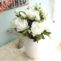 Flannelette Artificial Rose Flower Flannelette Wedding