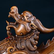 High-end Lucky Pixiu ornaments a pair of large-sized living room entrance hall office front desk grand Pixiu leisure decorations opened for business