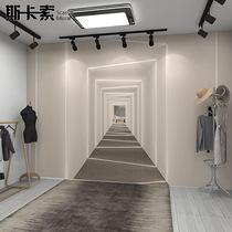 Internet celebrity live broadcast background wall 3D three-dimensional wallpaper Douyin anchor wall cloth extended space clothing store photo 8D mural