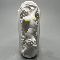 Nordic retro relief Roman European figure sculpture plaster statue home decoration art B&B desktop ornaments