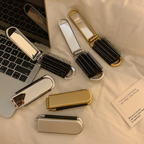 Folding small comb mirror integrated ladies-specific mini air cushion comb portable portable massage air bag comb compact