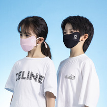 New cartoon childrens sun protection mask Internet celebrity three-dimensional breathable ice silk mask summer thin student mask