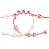 New Silicone Toy Safety Straps Newborn Teething Soother Chew