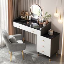 Small apartment light luxury ins bay window dressing table bedroom modern simple dressing table storage cabinet integrated cabinet dressing table