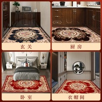 New Chinese style floor mats entrance door mats anti-fall mats cuttable red carpets wash-free home entrance anti-slip mats
