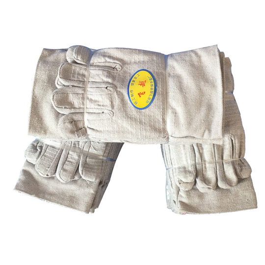 Welder Gloves, Thin Type, Protective Labor Protection, Thickened for Welding, Special Wear-Resistant Work Gloves for Construction Sites, Canvas, for Men and Women