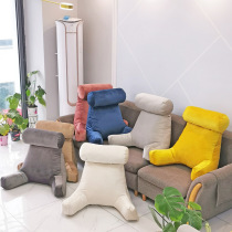 Compressed delivery triangle pillow cushion reading pillow with cylindrical head pillow with armrest wedge pillow