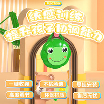 Cross-border suspended table tennis training device childrens door frame indoor suspended vision soldier ball self-training device