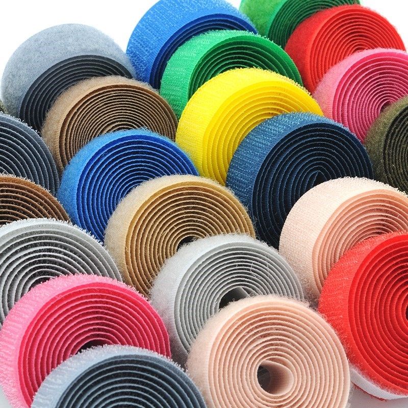 Velcro Hook and Loop Fasteners, Easy-To-Use Adhesive Fasteners for Tying, No Adhesive Backing, for Clothing, Shoes, and Sewing Accessories
