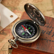 Hot-selling creative new compass pocket watch Outdoor mountain climbing classic style flip compass pocket watch