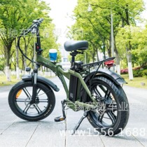 Foreign trade hot-selling source factory 20-inch 4 0 optional APP snow fat tire variable speed electric folding power-assisted bicycle