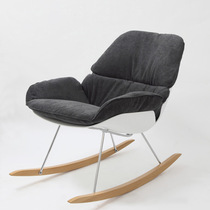 Nordic sofa chair for adults taking a nap on the balcony modern leisure chair lazy lounge chair living room home leisure rocking chair