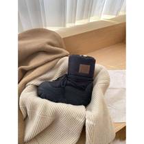 2023 New Niche Series Snow Boots Smiling Face Warm Cotton Boot Sleeves Waterproof Short Boots Solid Color Net Red Boots for Women