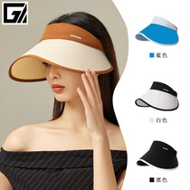New style empty top hat for women showing face small summer anti-UV sun hat to cover face sun protection breathable sun hat trendy