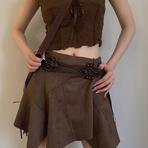 Japan FCs new ethnic style braided waist chain womens waist slimming accessories Korean style versatile high-end skirt waist