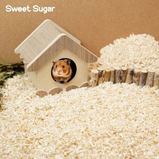 Suweisuge hamster-basisbettwäsche, feuchtigkeitsabsorbierend und desodorierend, goldene bärengräber und landschaftsbau, natürliche pappelholzspäne