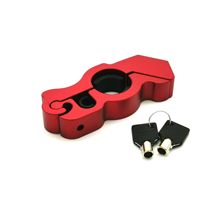 Motorcycle modified handlebar anti-theft lock scooter bicycle horn lock handle lock aluminum alloy handlebar anti-theft lock