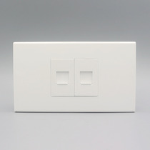 120-type dual-port punch-free network telephone socket