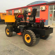 Chengde four-wheel mixer truck fully hydraulic permeable pot four-wheel automatic concrete loading