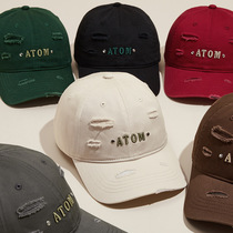 Baseball hat mens summer street trend 2023 new visor hat showing face little ladies peaked cap one piece