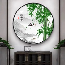Round diamond painting new style full diamond living room simple landscape bamboo message peace cross stitch thread embroidery diamond embroidery small pieces