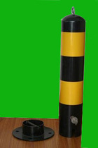 Movable steel pipe anti-collision column Yichang anti-collision column warning column reflective anti-collision column road isolation column