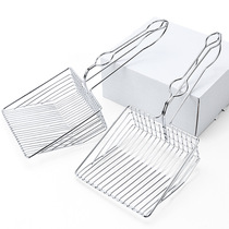 Pet supplies metal cat litter shovel fine hole cat stainless steel small hole tofu bentonite cat sand iron shovel tool