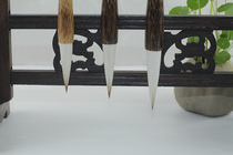 Brown bamboo brush set with both wolf hair and sheep hair beginners middle school regular script adult study four treasures European regular script