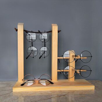 Solid wood glasses display stand ink sun cabinet