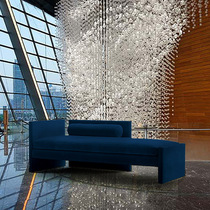 Light luxury sofa small apartment modern and simple living room bedroom study hotel lobby dedicated recliner chaise longue
