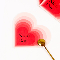 Ness insulation mat high temperature resistant household coaster bowl and plate coaster rubber anti-scalding mat dining table mat love cartoon placemat