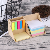 Post-it note square boxes can be printed with logos various square three-dimensional note boxes small batch non-adhesive notes