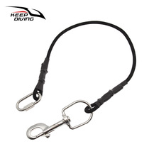Diving side-mounted gas bottle elastic rope hoop 6MM gas bottle elastic rope strap fixed buckle diving equipment RP-906SJ