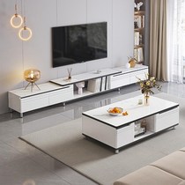 TV cabinet simple guest modern hall home TV cabinet small apartment light luxury new floor-standing telescopic coffee table combination