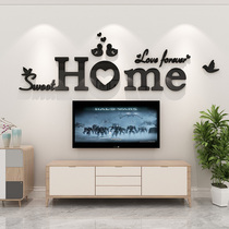 Creative English letter stickers self-adhesive living room bedside TV background wall decorations 3D three-dimensional wall stickers