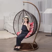 Xinjiang German quality hanging basket rattan chair indoor swing household leisure hammock lazy cradle chair outdoor