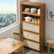 Sideboard rattan Nordic simple wine cabinet side cabinet storage cabinet living room wall cupboard kitchen cabinet storage cabinet