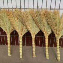 ~Rural household thickened courtyard broom to remove sorghum old-fashioned new broom school sweeping broom handmade outdoor high