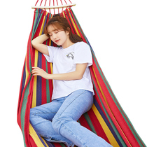 Hammock outdoor swing anti-rollover adult and child double household outdoor hanging chair dormitory indoor dormitory university