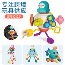 Baby pumping toys 0-18 months newborn baby pumping and grabbing toys hot selling
