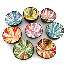 Vietnam entrance key storage tray natural coconut shell bowl shell coconut bowl home decoration storage painted element ornaments