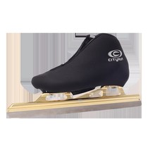 速滑冰刀鞋保暖鞋套 拉链大道短道旱冰滑冰鞋套全包加绒防寒鞋套