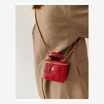 Cross-border portable small fragrant style rhombus chain bag for women 2024 new fashion shoulder bag texture simple bucket bag